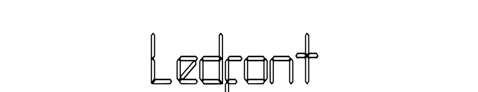 Ledfont Font Download Free