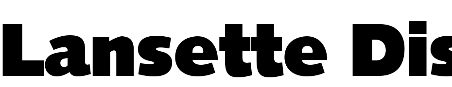 Lansette Display SSi Font Download Free