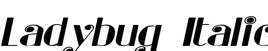 Ladybug Italic Font Download Free
