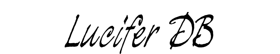Lucifer DB Schrift Herunterladen Kostenlos
