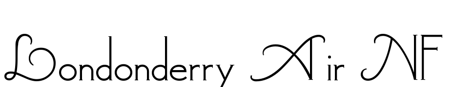 Londonderry Air NF Font Download Free