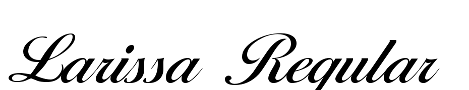Larissa Regular Font Download Free