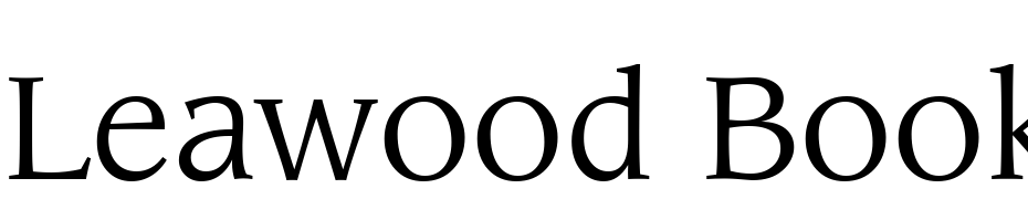 Leawood Book BT Font Download Free