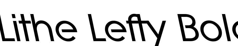 Lithe Lefty Bold Font Download Free