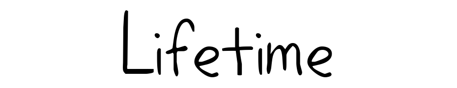 Lifetime Font Download Free