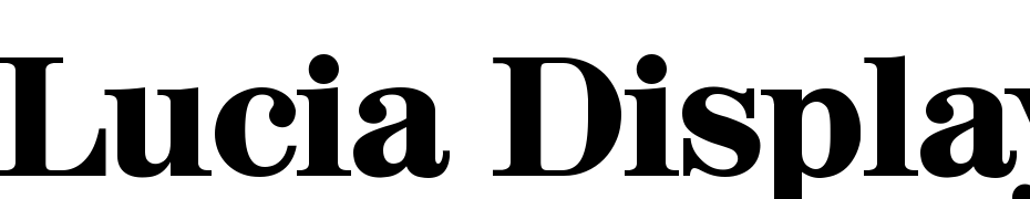 Lucia Display SSi Font Download Free