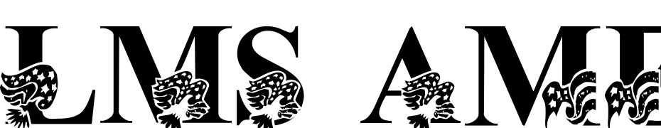 LMS America LSF Font Download Free