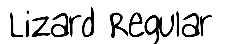 Lizard Regular Font Download Free