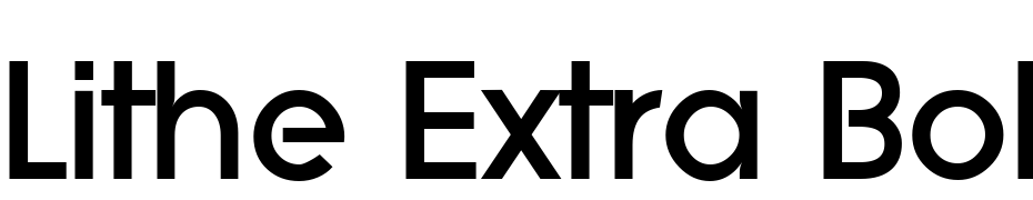Lithe Extra Bold Font Download Free