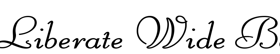 Liberate Wide Bold Schrift Herunterladen Kostenlos