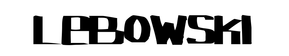 Lebowski Font Download Free