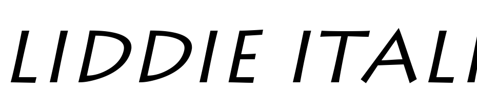 Liddie Italic cкачати шрифт безкоштовно