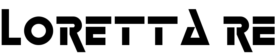 LORETTA Regular Font Download Free