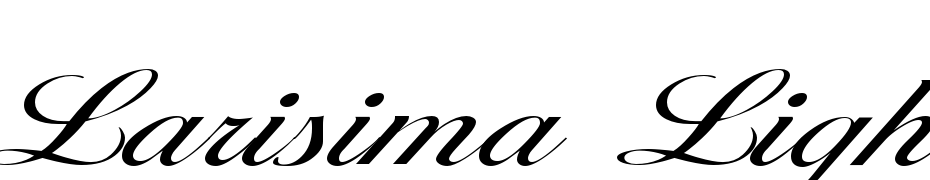 Larisima Light Regular Font Download Free