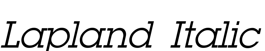 Lapland Italic Font Download Free