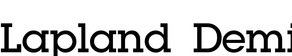 Lapland Demibold Regular Font Download Free