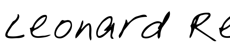 Leonard Regular Font Download Free
