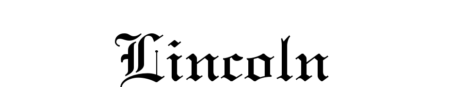 Lincoln Font Download Free