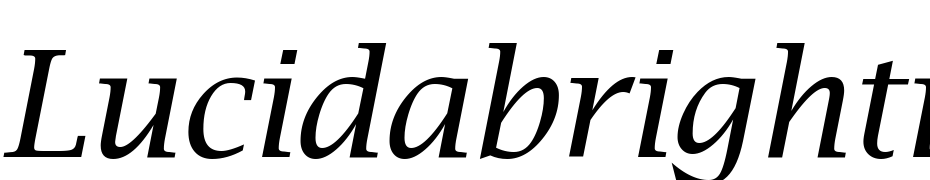 Lucida Bright Italic Font Download Free