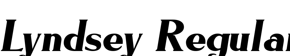 Lyndsey Regular Font Download Free