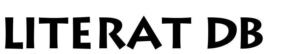 Literat DB Bold Font Download Free