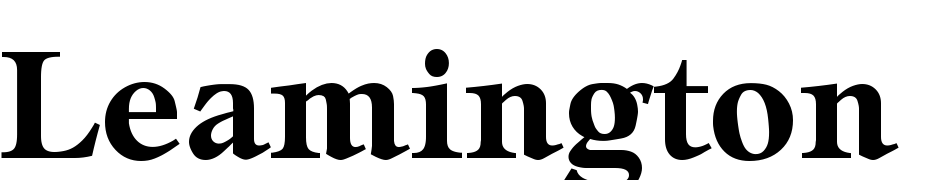 Leamington Bold Font Download Free