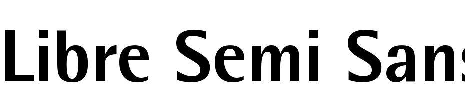 Libre Semi Sans Black SSi Extra Bold Font Download Free