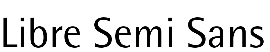 Libre Semi Sans SSi Font Download Free