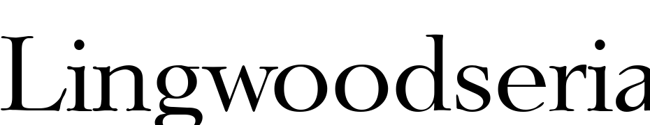 Lingwoodserialregular Db Font Download Free