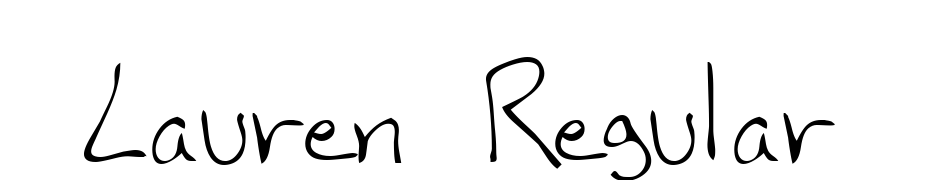 Lauren Regular Font Download Free