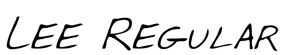 Lee Regular Font Download Free