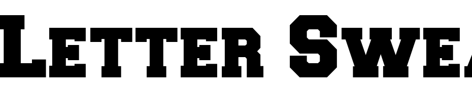 Letter Sweater Display SSi Black Yazı tipi ücretsiz indir