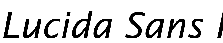 Lucida Sans Italic Scarica Caratteri Gratis