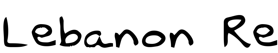 Lebanon Regular Font Download Free