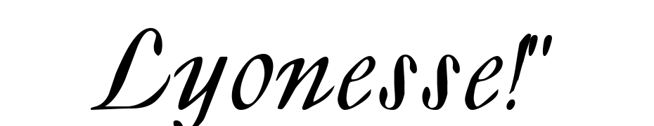 Lyonesse!" Font Download Free