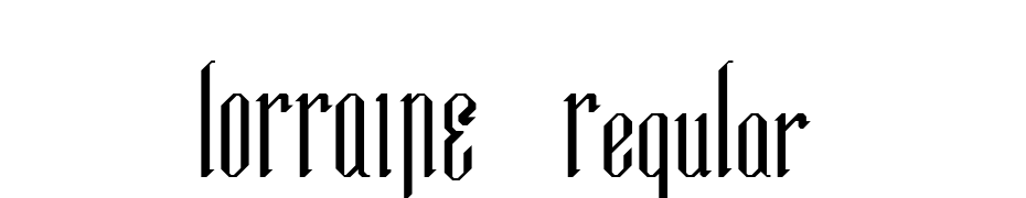 LORRAINE Regular Font Download Free