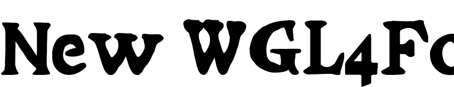 New WGL4Font Font Download Free
