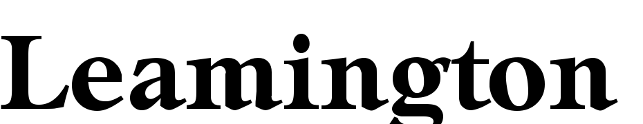 Leamington Serial Bold DB Font Download Free