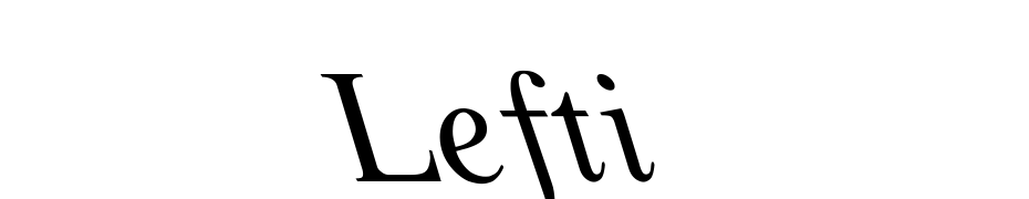 Lefti Font Download Free
