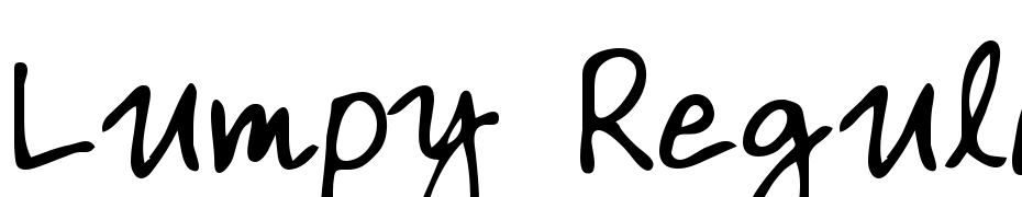 Lumpy Regular cкачати шрифт безкоштовно