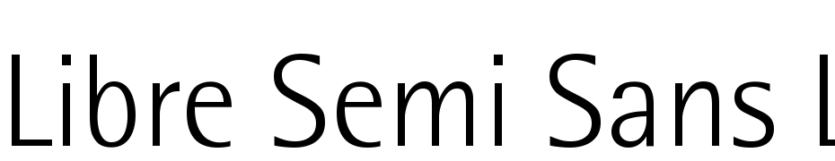 Libre Semi Sans Light SSi Light Font Download Free