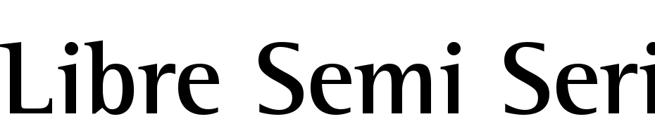 Libre Semi Serif SSi Bold Font Download Free