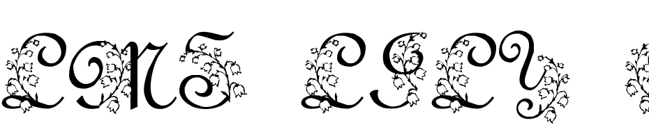 LMS Lily Of The Valley Font Download Free