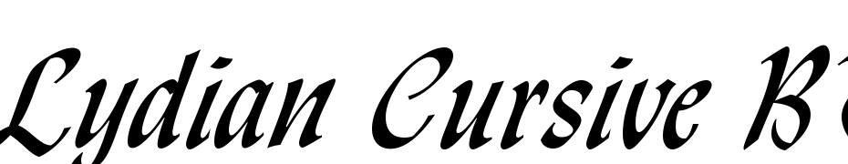 Lydian Cursive BT Font Download Free