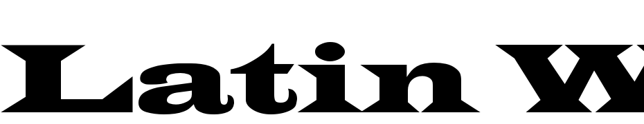 Latin Wide Font Download Free