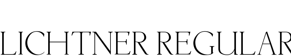 Lichtner Regular Font Download Free