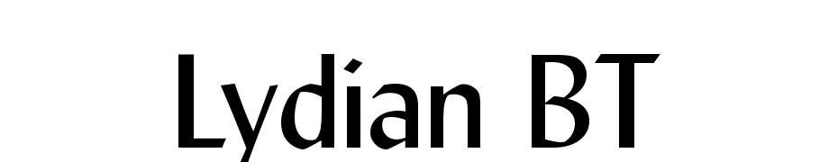 Lydian BT Font Download Free