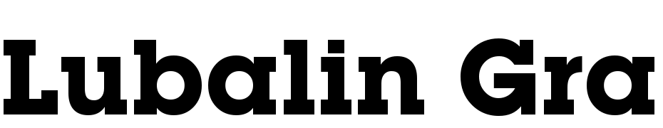 Lubalin Graph Bold BT Polices Telecharger