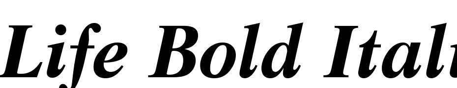 Bold italic
