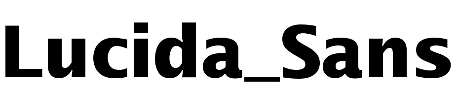 Lucida_Sans Bold Font Download Free